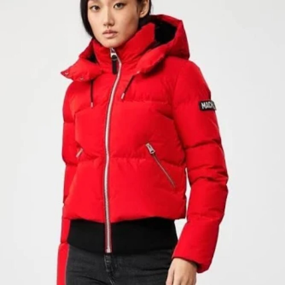 Mackage Red Bomber Jacket